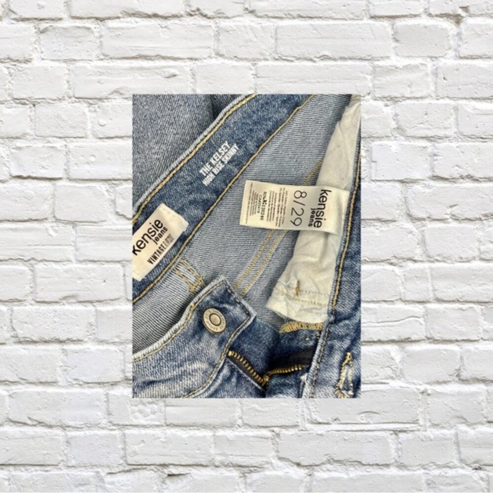 Kensie ’The Kelsey’ Raw Hem Jeans - Picture 3 of 4